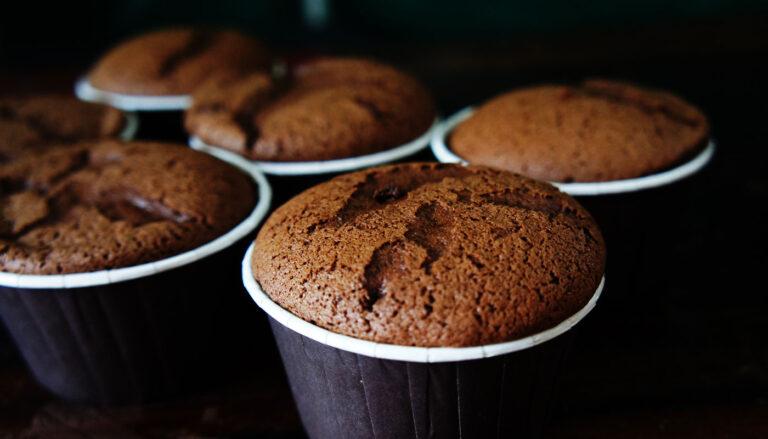 receitas saudáveis para café da manhã Muffin de Chocolate Funcional