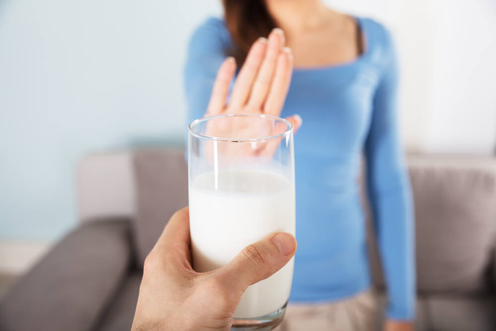 intolerância a lactose sintomas