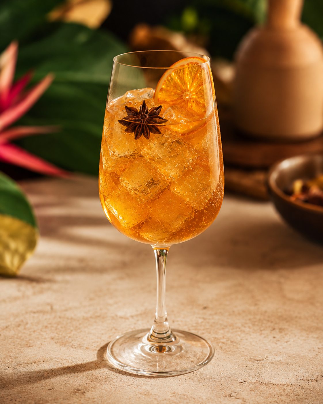 Masala Sunset, drink de boas-vindas