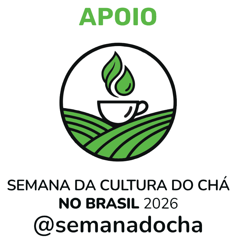 Selo de apoio Semana da Cultura do Chá no Brasil