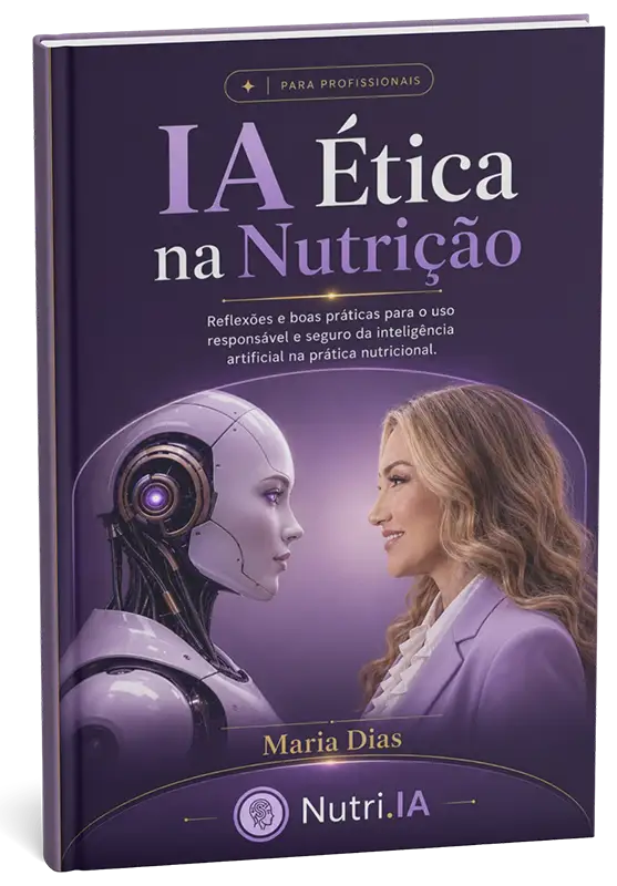Capa do material IA Ética na Nutrição